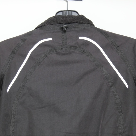 FALKE Womens Black Running Jacket Reflectors Ergonomic Sport System M - Picture 7 of 12